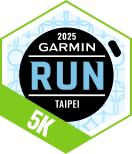 Garmin Run Asia Series 2025 - Taipei 5K
1 points
badge_F55E73F3070C4553B791495A977CD74D_sml.png
#2545